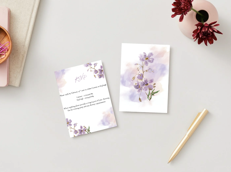Custom Wedding RSVP