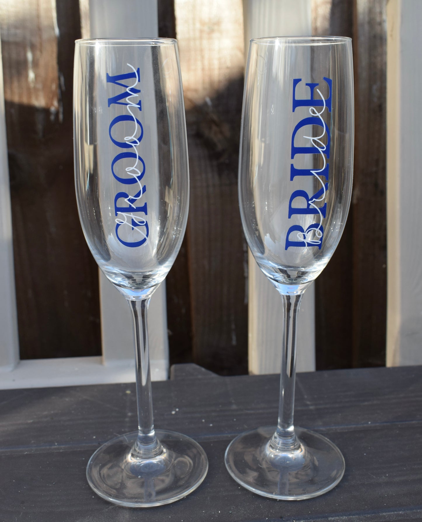 Personalised Champagne Flutes (pair)